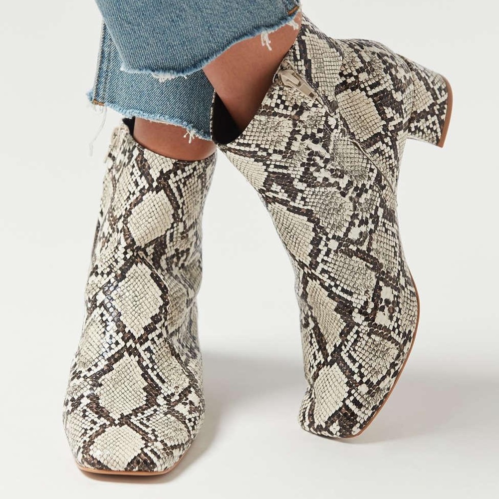 Urban Outfitters Snake Print Boots